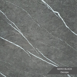 PVC Mermer Panel Nero Black