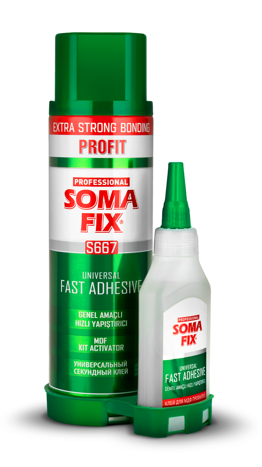 Yapıştırıcı: SomaFix Hızlı Sprey Kit S667 125/500 ml
